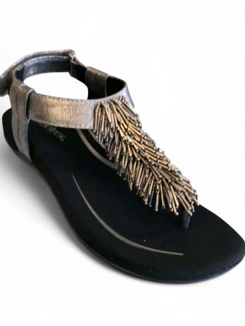Aetrex Portia Orthotic Slingback Adjustable T-Strap 7.5-8 Arch Support Sandals